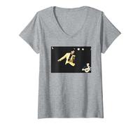 Mujer Cliff Richard Acceso en Vivo a Todas Las áreas Tour Wembley 1992 Camiseta Cuello V