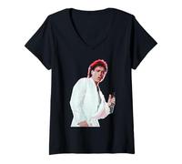 Mujer Cliff Richard Desde La Distancia El Evento Wembley Live 1989 Camiseta Cuello V