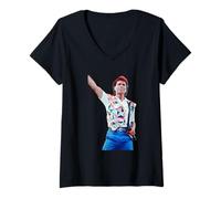 Mujer Cliff Richard Live El Evento Wembley Desde La Distancia 1989 Camiseta Cuello V