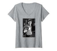 Mujer Cliff Richard Singer En 1987 Algunas Personas Dos Corazones Camiseta Cuello V