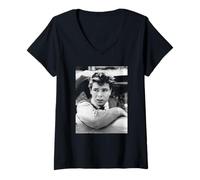 Mujer Cliff Richard The Young Ones Living Doll, Cantante Pop, 1960 Camiseta Cuello V