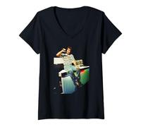 Mujer Cliff Richard Todo lo Que Tengo Que Hacer es soñar con la Lista de éxitos Tour Camiseta Cuello V