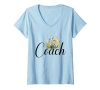 Mujer Coach Definition - Camiseta de Entrenador para Hombre, Divertida Camiseta Cuello V