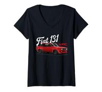 Mujer Coche deportivo WRC 131 World Rally Camiseta Cuello V