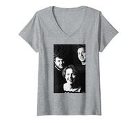 Mujer Cocteau Twins Heaven or Las Vegas Band Retrato AJ Barratt Camiseta Cuello V