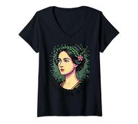 Mujer Código de Ada Lovelace como una Chica Camiseta Cuello V