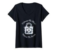 Mujer Cold Plunge Ice Bath Mental Health Reset Alivio del estrés Camiseta Cuello V