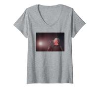 Mujer Coldplay Chris Martin Live Paracaídas Tour 2000 Camiseta Cuello V