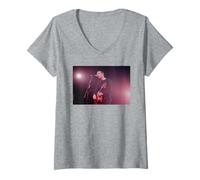 Mujer Coldplay Live Chris Martin Paracaídas Tour 2000 Camiseta Cuello V