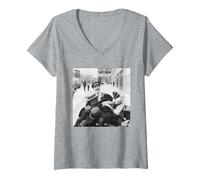 Mujer Colección de Sombreros de Comediante Tommy Cooper Magic Prop 1973 Camiseta Cuello V