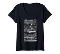 Mujer Colección de submarinos U Boats Camiseta Cuello V