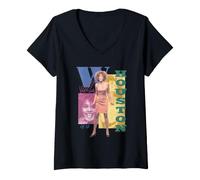 Mujer Collage de Fotos Whitney Houston Greatest Love of All Camiseta Cuello V