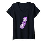 Mujer Color Morado Call Me When You Get A Grip Purple Graphic Camiseta Cuello V