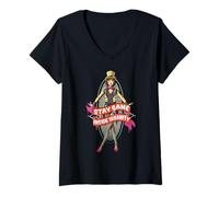 Mujer Columbia Stay Sane Inside Insanity, Rose Tint Halloween Camiseta Cuello V