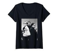 Mujer Comediantes Goons Spike Milligan Peter Vendedores Harry Secombe Camiseta Cuello V