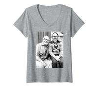 Mujer Comediantes Ronnie Barker & Ronnie Corbett Los Dos Ronnies Camiseta Cuello V