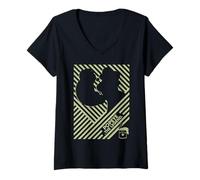 Mujer Cómic Retro de Popeye El Marinero La Leyenda Camiseta Cuello V