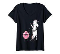 Mujer Cómo se hacen las chispas Camiseta Cuello V