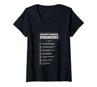 Mujer Comprensión de los Ingenieros - Ingeniero de ingeniería sarcástica Camiseta Cuello V