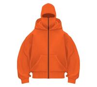 Mujer con capucha Balaclava Hombre Zip Hoodie Pasamontañas con cremallera suéter chaqueta caliente con capucha motocicleta máscara antiviento para deportes al aire libre Ciclismo abrigo chaqueta otoño