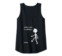 Mujer con la Cabeza Entre Las Orejas Camiseta sin Mangas