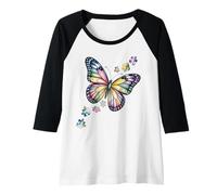 Mujer Concientización sobre el Autismo Rompecabezas de Camiseta Manga Raglan