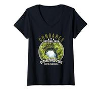 Mujer Congaree National Park | South Carolina Camiseta Cuello V