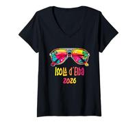 Mujer Conjunto de Gafas de Sol Isola d Elba 2026 Isola d Elba Camiseta Cuello V