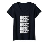 Mujer Conoce Camiseta Cuello V