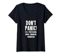 Mujer Consejero Financiero Rural Camiseta Cuello V