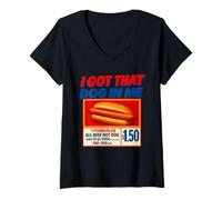 Mujer Construyó diferente Vintage. Tengo ese perro en mí Combo de Camiseta Cuello V