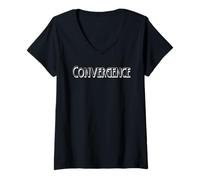 Mujer Convergencia Camiseta Cuello V