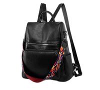 Mujer Convertible Mochila Bolso Impermeable Mochilas Mujeres, Negro , Talla única para todos, Mochilas de viaje