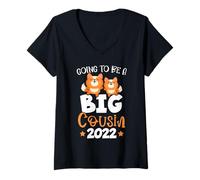 Mujer Conviértete en Big Cousin 2022 Fox Camiseta Cuello V