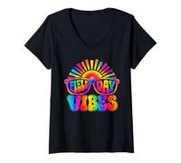 Mujer Cool and Funny Field Day Camiseta Cuello V