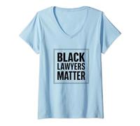 Mujer Cool Black Lawyers Matter Derechos Civiles E Abogado Camiseta Cuello V