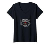 Mujer Cool Lumberjack Skull- Trust Me I’m a Lumberjack Cut Forest Camiseta Cuello V