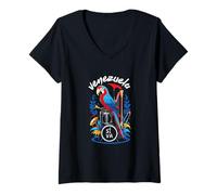 Mujer Cool venezuelan outfit VENEZUELA SÍ VA Camiseta Cuello V