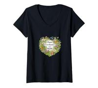 Mujer Coordinador del Caos AKA mamá Día de la Madre ilustración Camiseta Cuello V