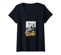 Mujer Copa del Mundo de Maradona Diego Camiseta Cuello V