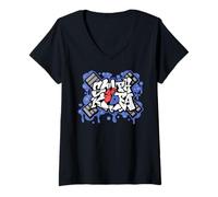 Mujer Corea del Sur Urban Streetwear Y2K Street Art Corea del Sur Camiseta Cuello V