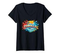 Mujer Corolla North Carolina Sand Dunes Beach - Gráfico novedoso Camiseta Cuello V