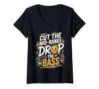 Mujer Corte el clásico de Gama Media Old Skool Raver, Raving, Rave Camiseta Cuello V