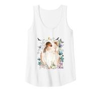 Mujer Cottagecore Conejillo de Indias Halloween Summerween Granja Animals Camiseta sin Mangas