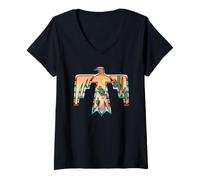 Mujer Country Boho Summer Decor For Texas Women Western Cactus Camiseta Cuello V