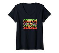 Mujer Coupon TO MY Senses Camiseta Cuello V