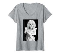 Mujer Courtney Love Hole Pretty On The Inside Era Phil Nicholls Camiseta Cuello V
