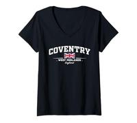 Mujer Coventry England Camiseta Cuello V
