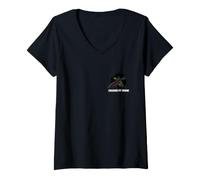 Mujer Crashed My Drone FPV Pilot Quadcopter Racing Camiseta Cuello V