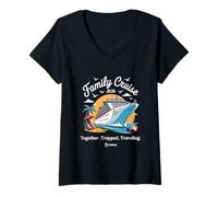 Mujer Crucero Familiar 2026 Vacaciones de Primavera en Arizona Camiseta Cuello V